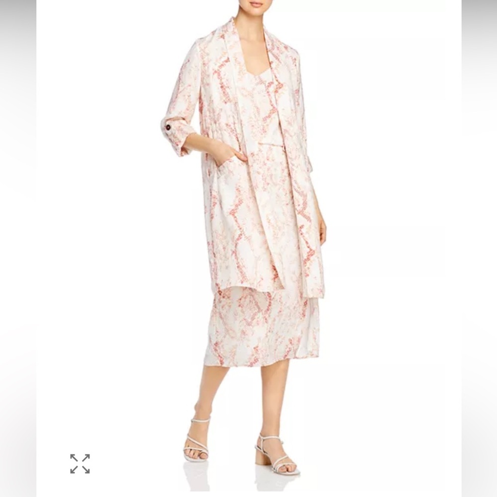 Donated - CUPCAKES & CASHMERE | Neptune Satin Trench Coat - Picture 6 of 7